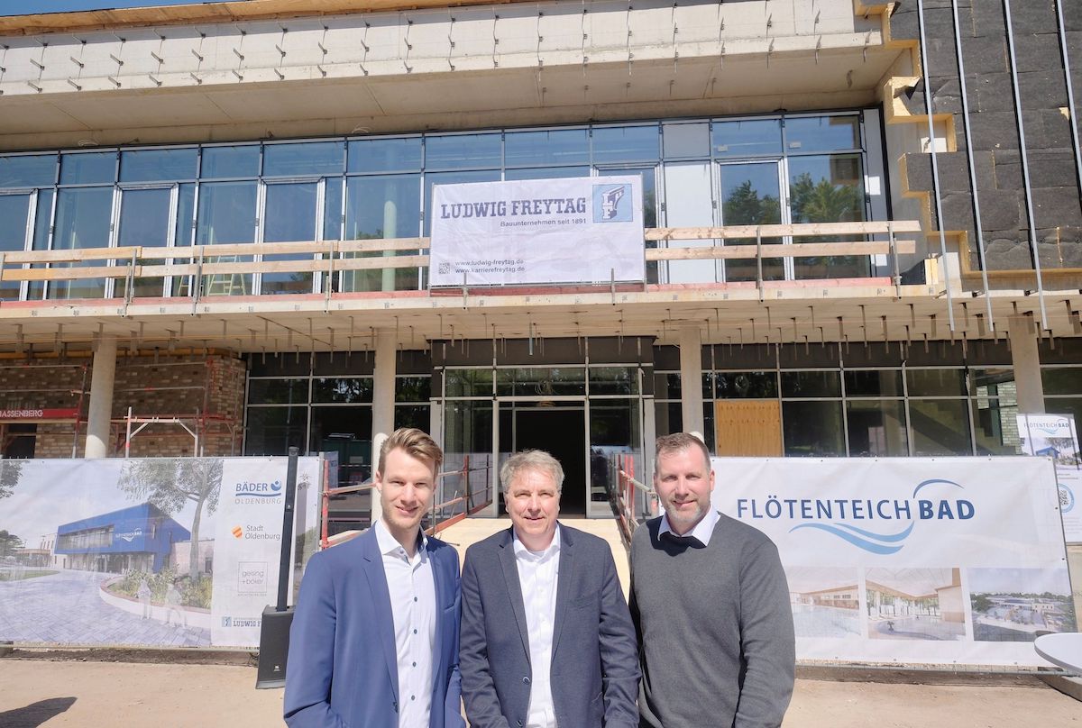 „Dichtfest“ im neuen Flötenteichbad: Oldenburg taucht in die Zukunft des Badens ein! 🏊‍♂️