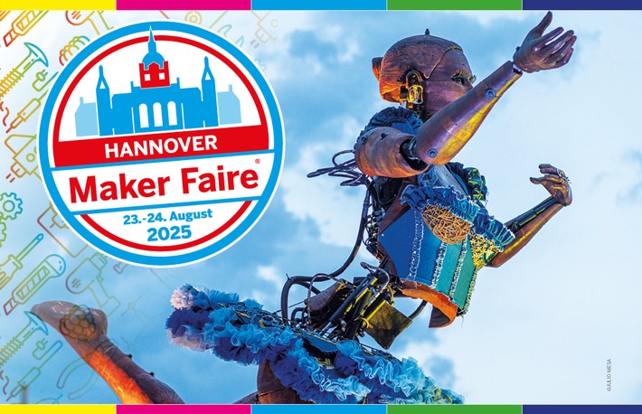 Tanzende Technik trifft kreative Köpfe – Die riesige Ballerina auf der Maker Faire Hannover