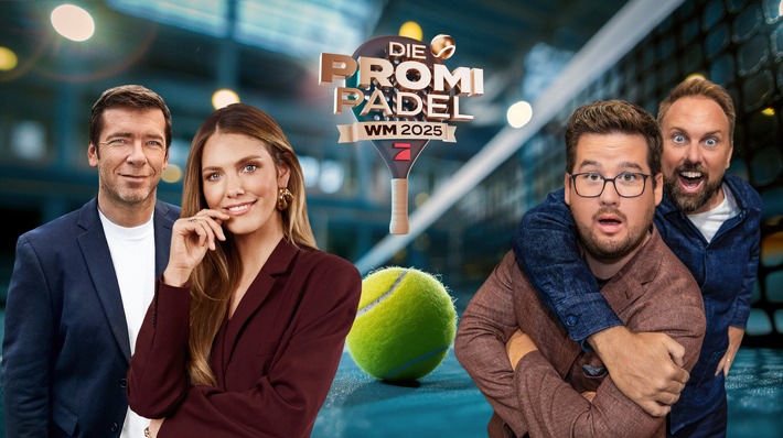 Stars am Netz: ProSieben und Joyn zeigen die erste "Promi Padel WM" live